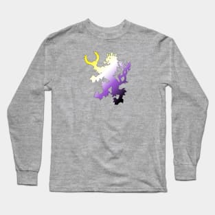 An Tir Pride - Nonbinary- Silhouette Long Sleeve T-Shirt